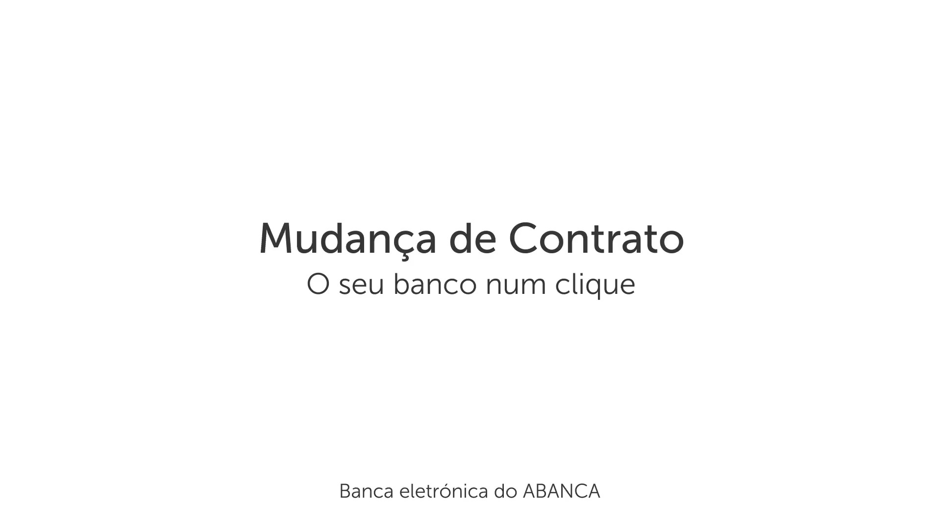 Mudança de contrato