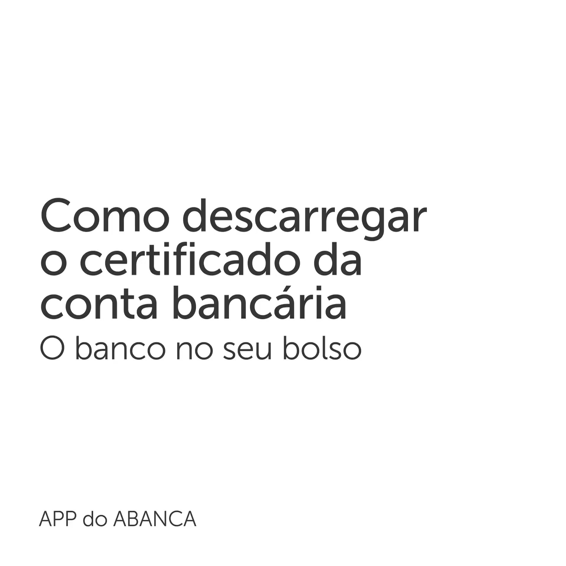 Como descarregar o certificado da conta bancária