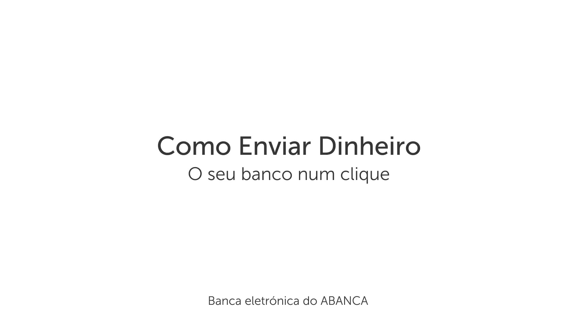Como enviar dinheiro