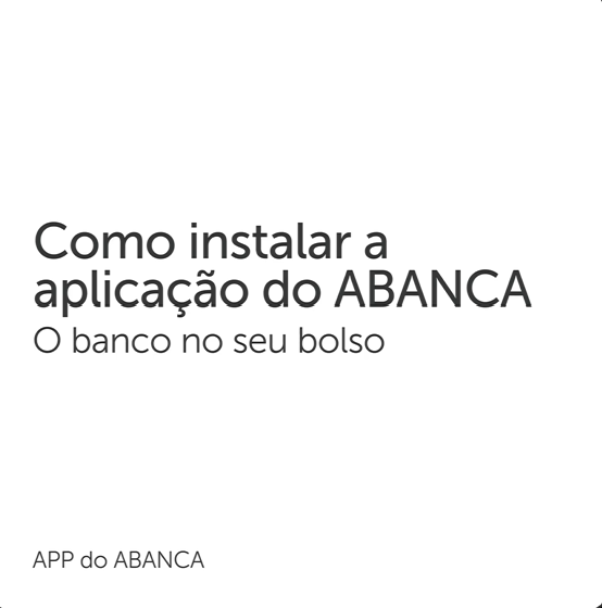 Cómo instalar a aplicaçao do ABANCA